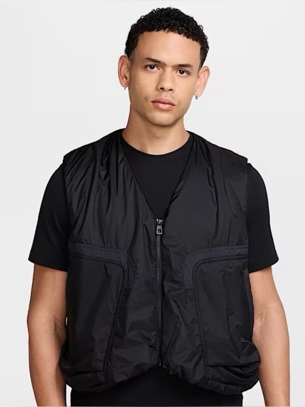 ✔️NWT✔️ NIKE Tech Woven Loose Lightweight Vest Black